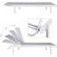 Chaise longue simple inclinable 64 po Tarun
