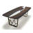 Walnut Metal Base Dining Table-968519818