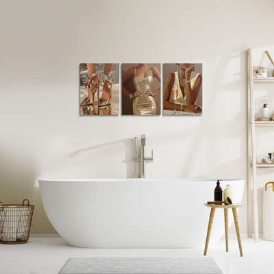 3 Piece Wrapped Canvas Wall Art