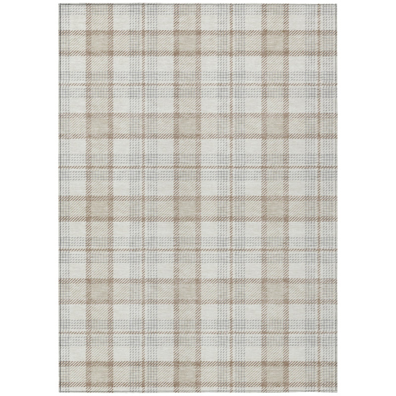 Tapis intérieur lavable en lin 9 pi x 12 pi