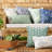 MARTHA STEWART Tulum Indoor Outdoor Lumbar Pillow 2-Pack Set, 18"-110468853-110468848-110468852