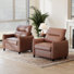 Ensemble de 2 fauteuils modernes en simili cuir 35 po