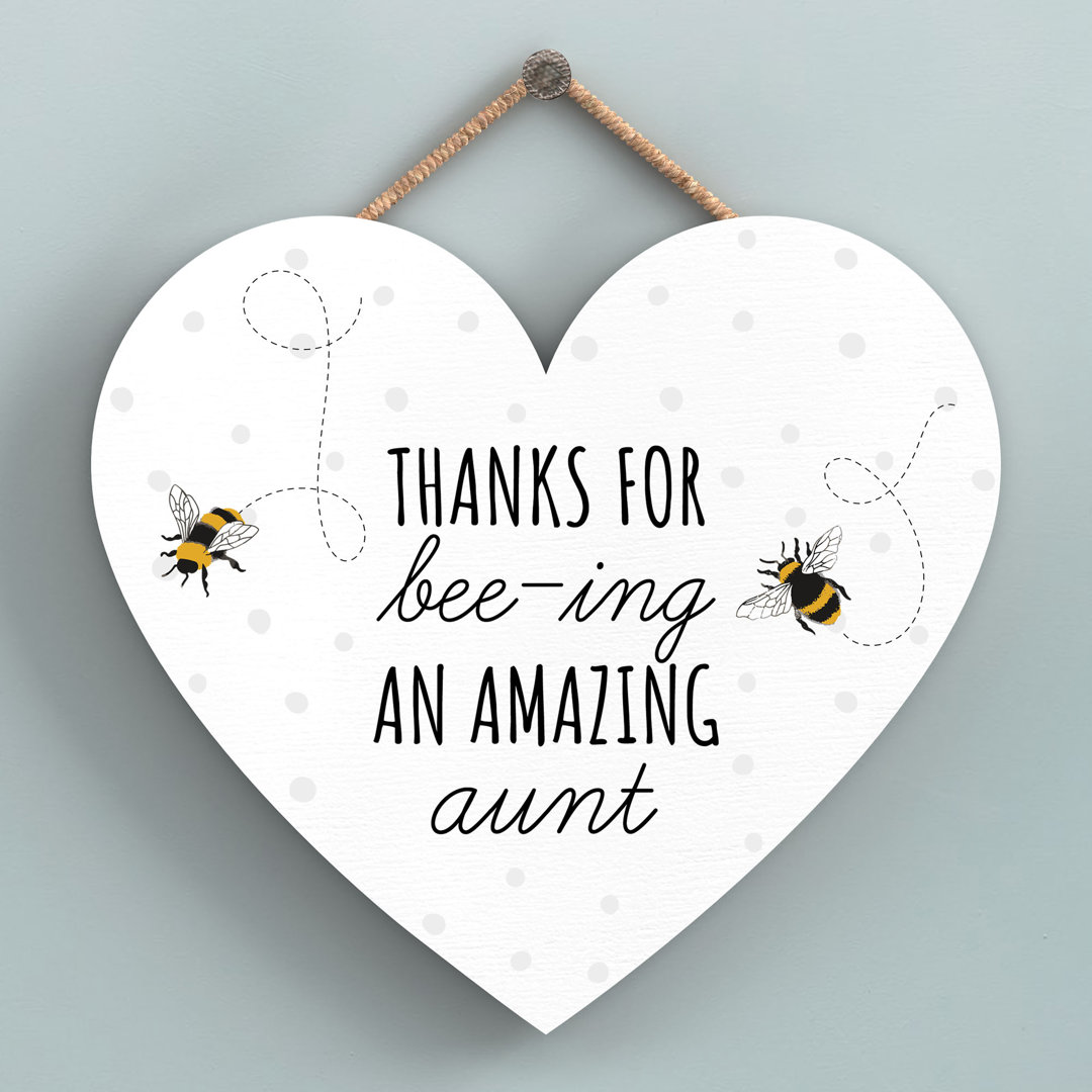 Bee Thanks For Bee-ing Aunt Wall Décor