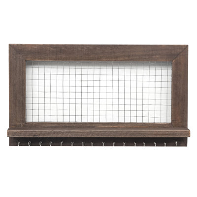 Wood Wall Mounted Jewelry Box