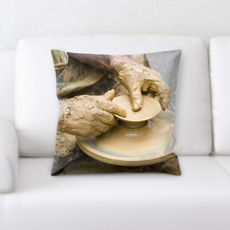 Microsuede Throw Pillow