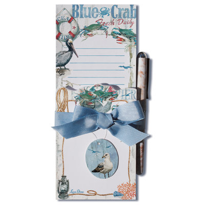 3 Piece Bayside Diecut Magnetic Listpad and Sticky Notepad Set