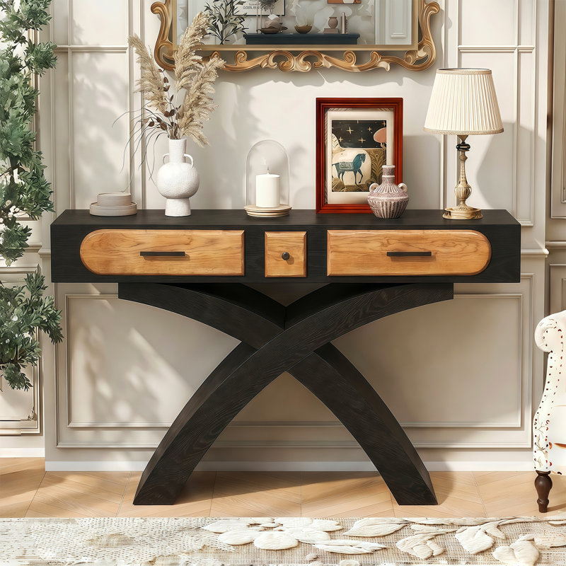 Console en placage de frêne Ashwood