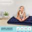 Francisque Soft Flocked Single Inflatable Air Bed Mattress Relaxing Blow Up Bed Camping Bed