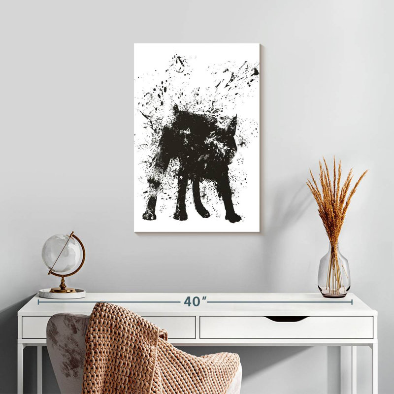 Hitzel Wet Dog, 24" H x 16" W