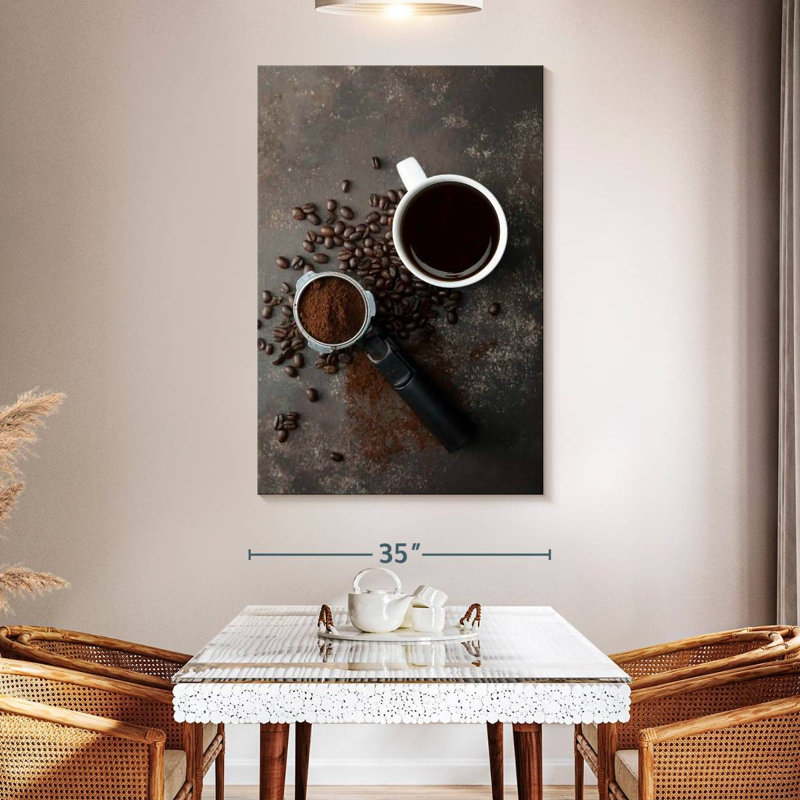 Yarlin Freshly Made Coffee, 51" H x 34" W