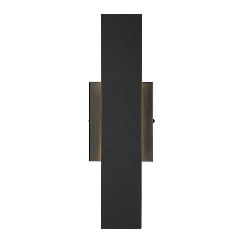 Applique murale d'extérieur à DEL 16 po, 12 W, 15.75" H × 4.72" W × 1.81" D