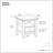 Amherst 19"W Solid Wood Transitional Square End Table with Storage Drawer and Open Shelf-426140798-479024148