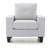 Mucci W Polyester Armchair, Modern Club Chair-79081105