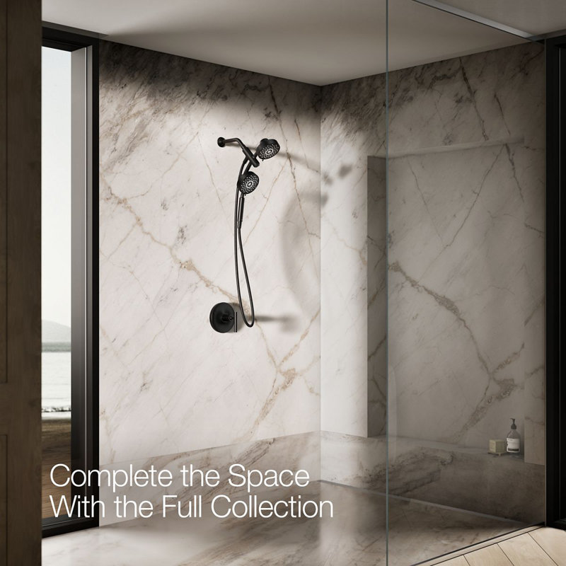 Purist® 2.5 GPM 2-In-1 Multifunction Shower Combo Kit, Matte Black