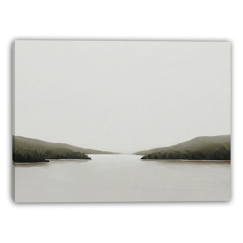 «Still Water», art mural sur toile, L 48 po x H 36 po x P 1,5 po