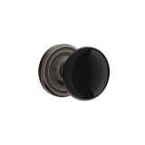 Passage Ebony Knob with Regular Rose