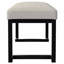 Banc d'appoint capitonné Boucle