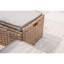 Rosen 9 Seaters Corner Sofa Cube Fire-Pit Dinning Table With Storage Benches&Rain Cover