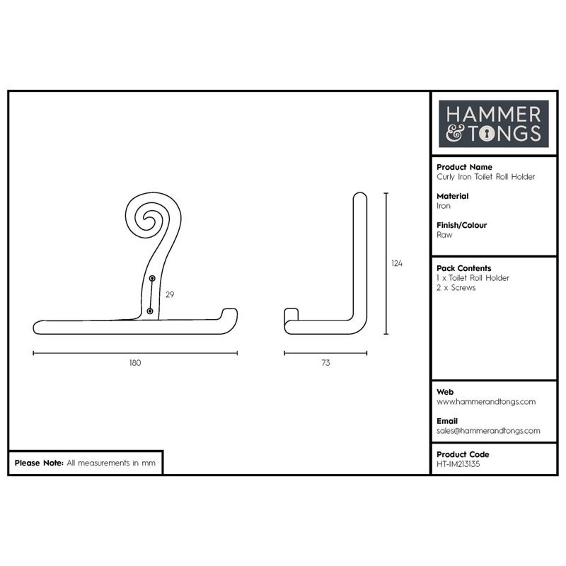 Wall Mounted Toilet Paper Holder
