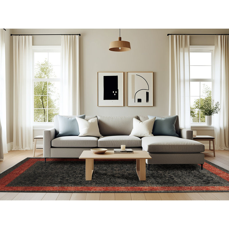 Mannheim Oriental Indoor Rug, Rectangle 6' x 9'