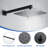 10-inch Square Rain Shower System With 3-function Handheld Shower And 4.72" Waterfall Tub Spout-127316683