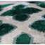 Silk and Velvet Geometric Square Pillow Cover & Insert