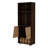 10-Bottle 3-Shelf Corner Bar Cabinet