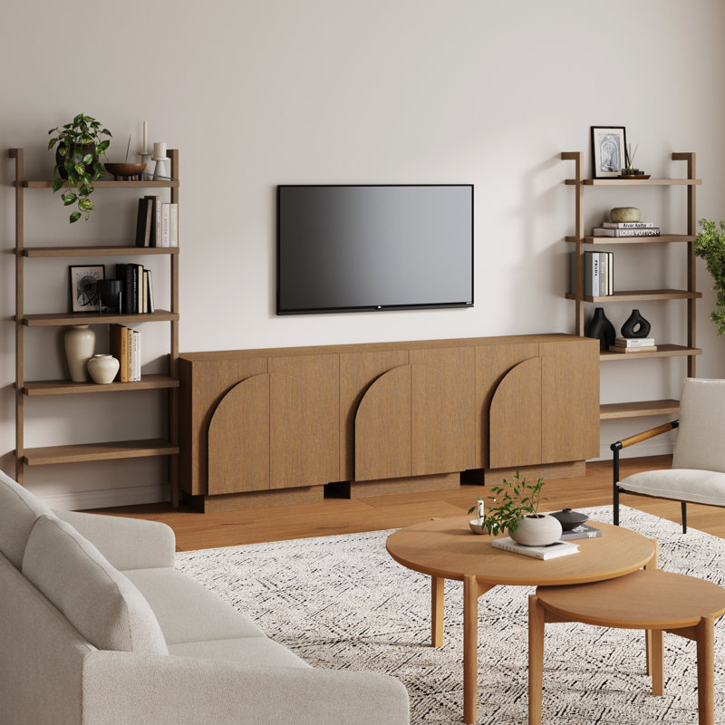 Valladares Sideboard And Bookcase Set Entertainment Center