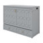 Lit escamotable peu encombrant avec tiroir utilitaire et ports de chargement USB-126659414