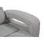 Causeuse inclinable électrique gris Isolé-133411883