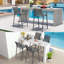 Ensemble de 2 tabourets de patio Cristel-576318097