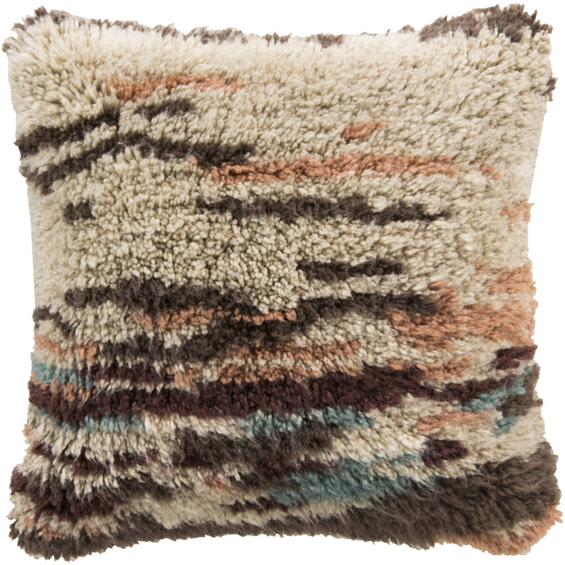 Coussin en laine Abstract Delight, Housse de coussin seulement - sans insert