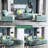 U-Shaped Sleeper Sectional Reversible Modular Sectional Sofa-786947384