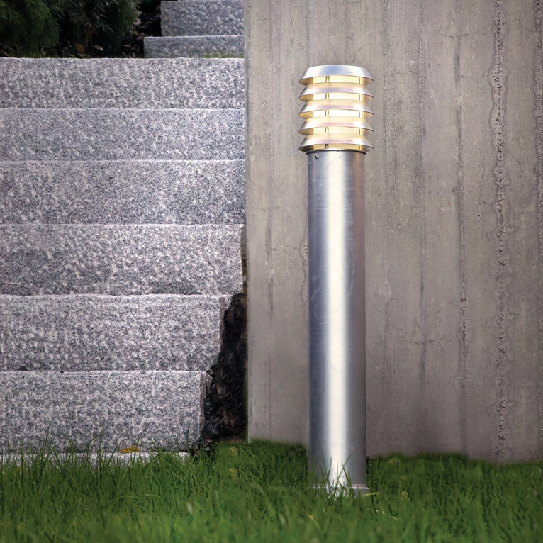 Matty Metal Pathway Light, 85cm H x 15cm W x 15cm D, Graphite, 60W Incandescent