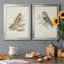 Hawk Owl - ensemble de 2 peintures sur toile encadrées-178982316-178982314