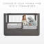 Vienna Toddler Guardrail, Darkwash Ash With Acrylic