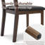 Hand-Woven Rope Dining Chair with Upholstered Seat-1398376805