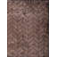Rapture Dark Brown Chevron Luxury Area Rug-68867267