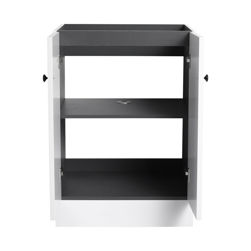 Freestanding Bathroom Vanity-Excluding Sink, White