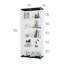 Vitrine à deux portes avec 5 tablettes-1661208608