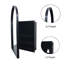 Armoire de salle de bain encastrée 24 po x 36 po, cadre en métal noir mat, tablettes réglables pour une meilleure organisation