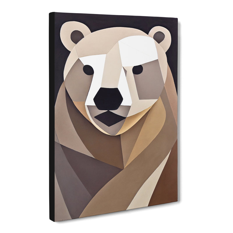 Eagleville Polar Bear Contemporary Vol.4 - Wrapped Canvas, 76cm H x 50cm W x 3cm D