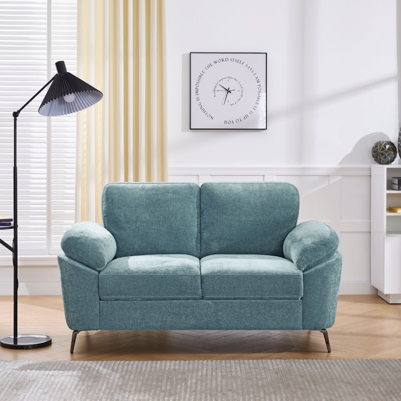 Debborah 2 Seater Chenille Sofa, Teal