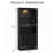 78.75" Display Bookshelf With Adjustable 5 Colors LED Light-853770434