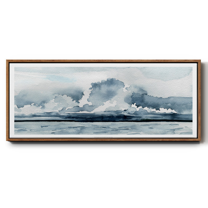 Passing Rain Storm II- Framed Canvas