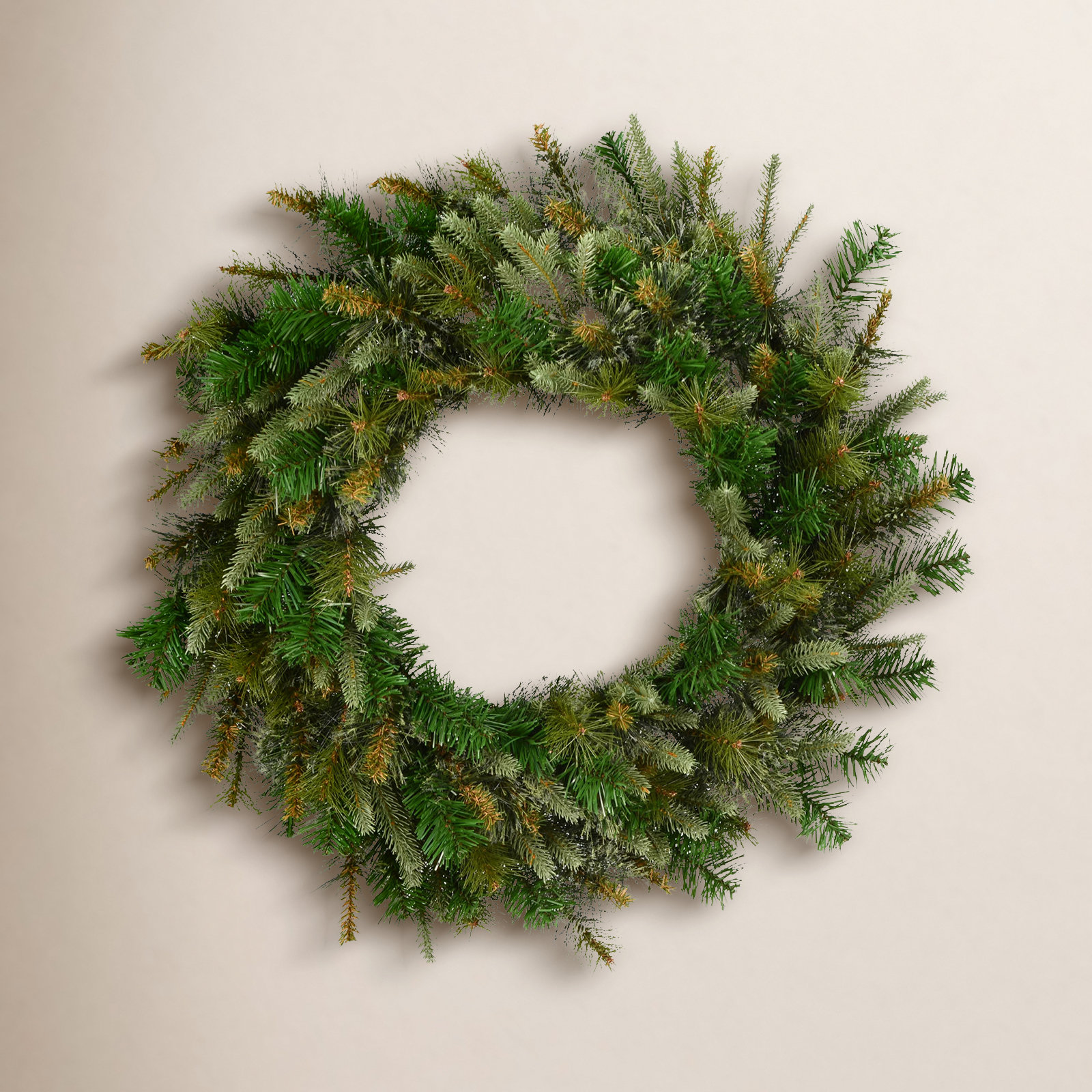 Artificial Cashmere Pine Wreath, 36"