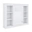 Armoire à pharmacie murale avec miroir, 6 tablettes ouvertes-1082555940