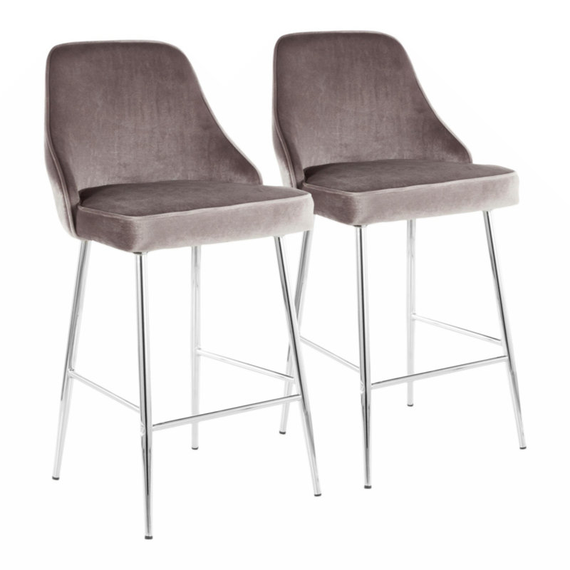 Chaise Beatriz, Gris, Argent