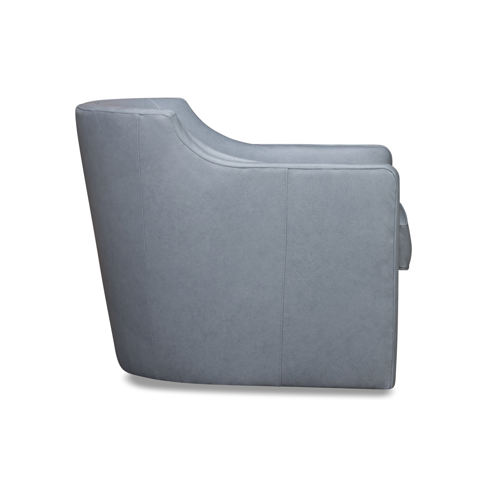 Marietta Upholstered Swivel Armchair, Rangers Adriatic Blue