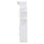 Lit escamotable double pleine grandeur avec tablettes, tiroirs et lumières DEL, blanc-1384144029